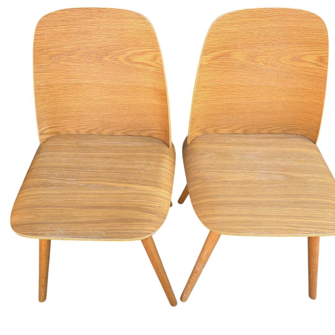 【美品】muuto ムート Nerd Chair ナードチェア オーク 2脚分④