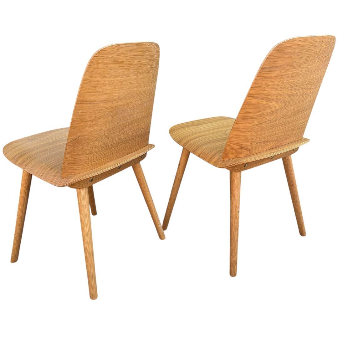 【美品】muuto ムート Nerd Chair ナードチェア オーク 2脚分④