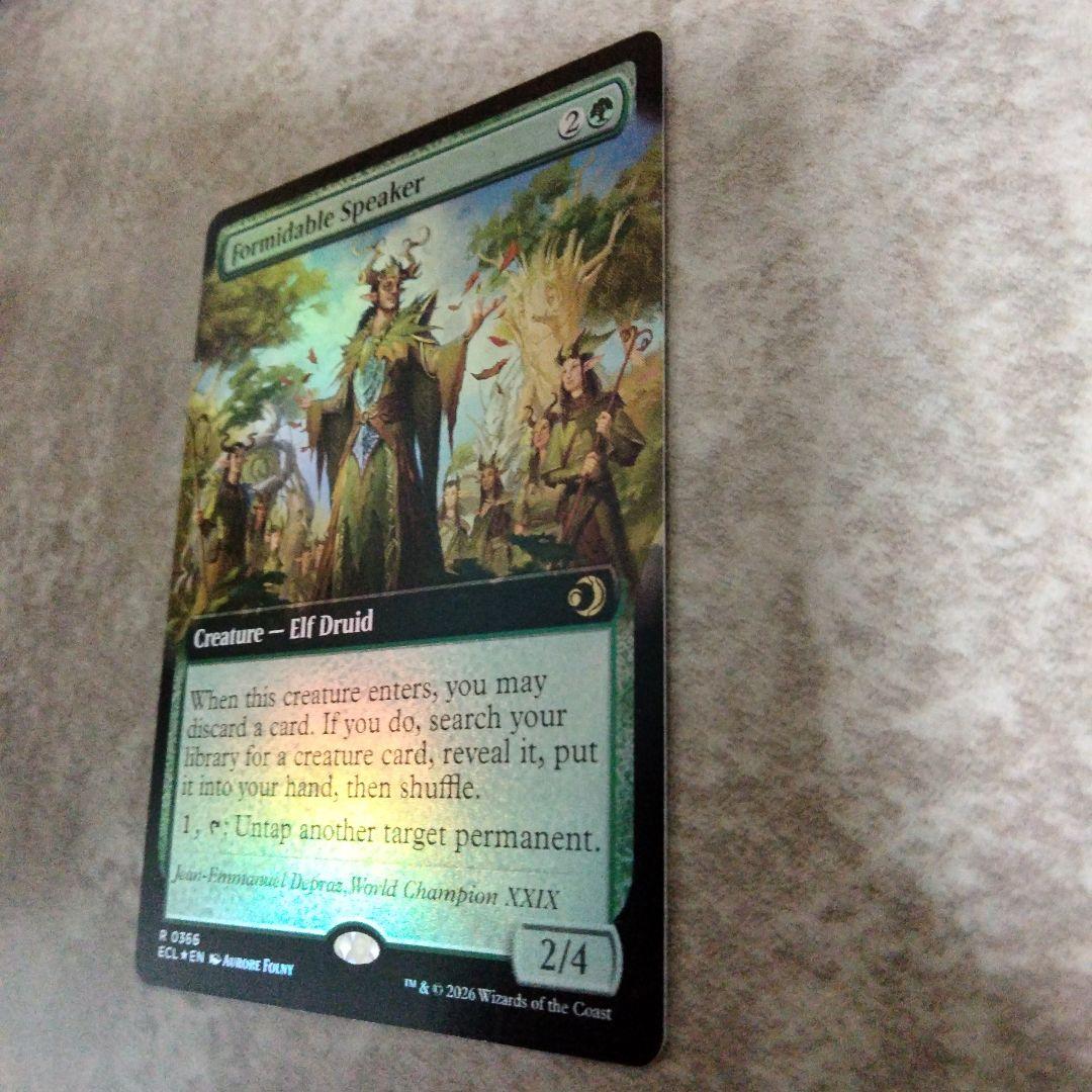 MTG　英語版foil　並外れた語り部