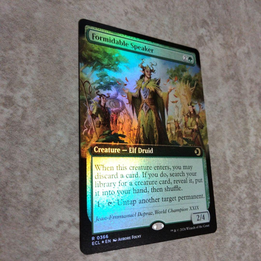 MTG　英語版foil　並外れた語り部