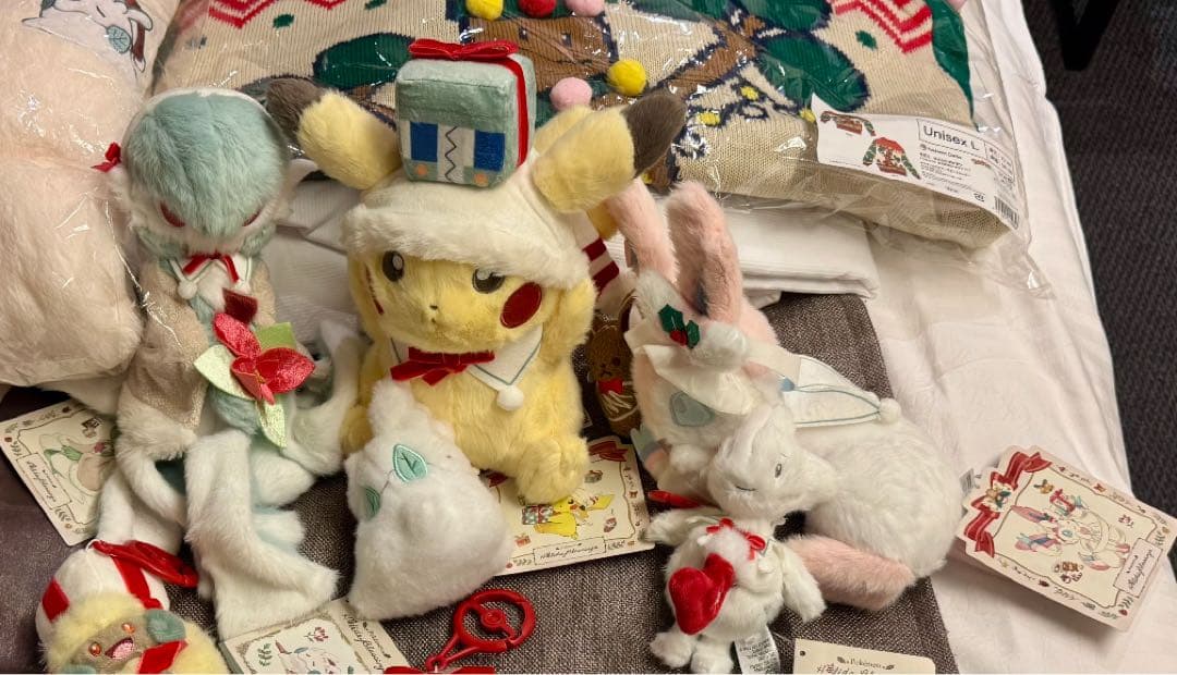ポケモン クリスマス ぬいぐるみ ピカチュウ サーナイト ニンフィア 3
