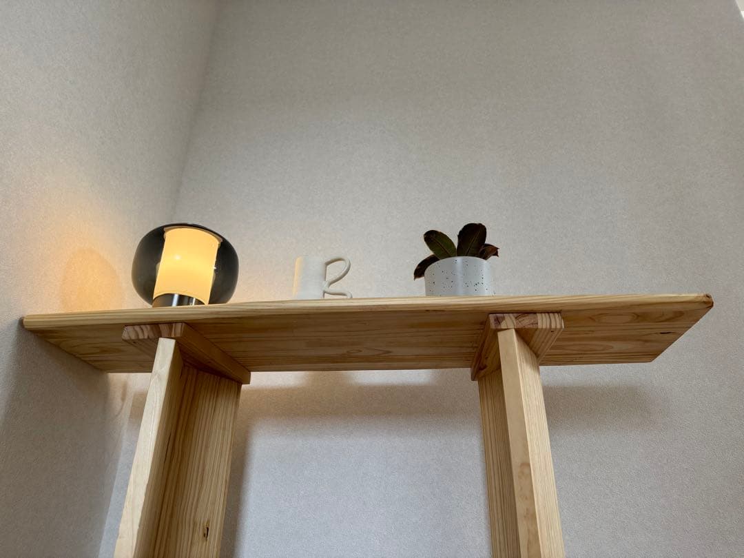 木製コンソールテーブル