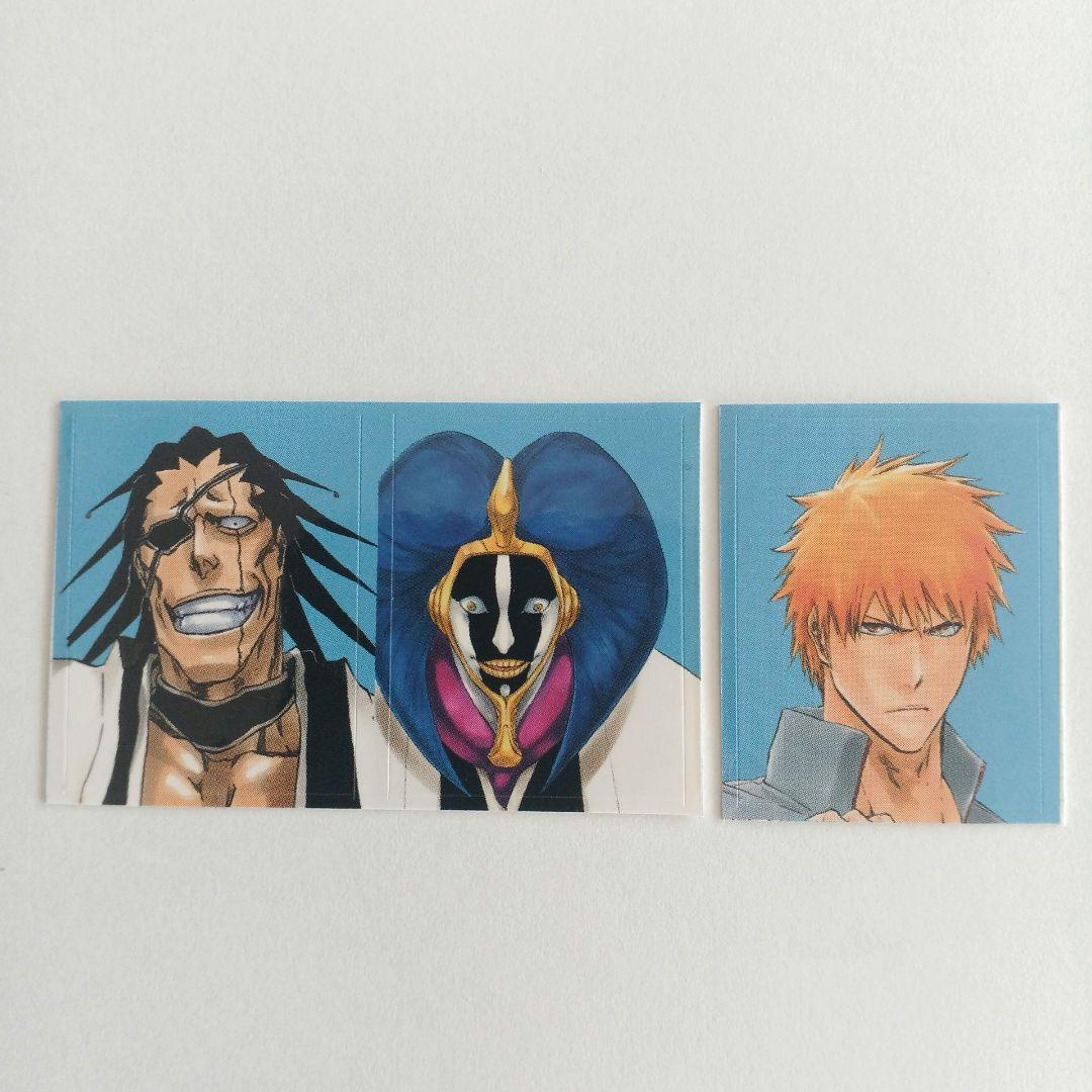 最強ジャンプ 顔写真風ステッカー BLEACH 黒崎一護 涅マユリ 更木剣八