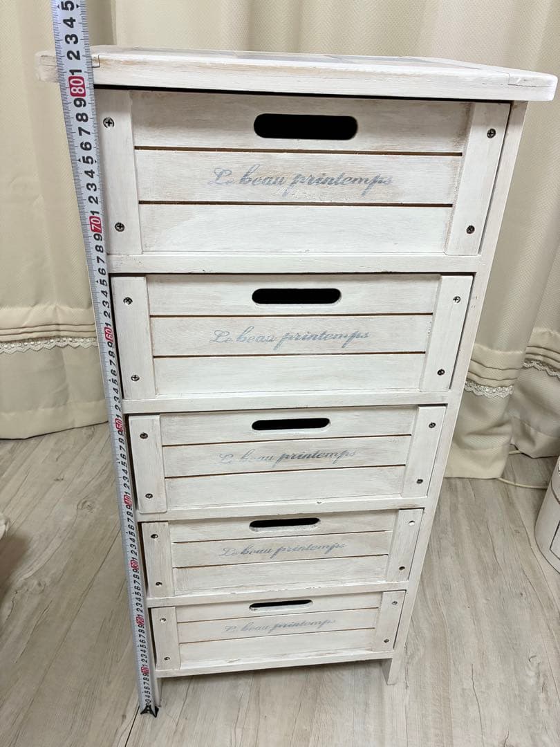 チェスト　アンティーク　シャビーシック　ホワイト　白　収納　ナイトテーブル