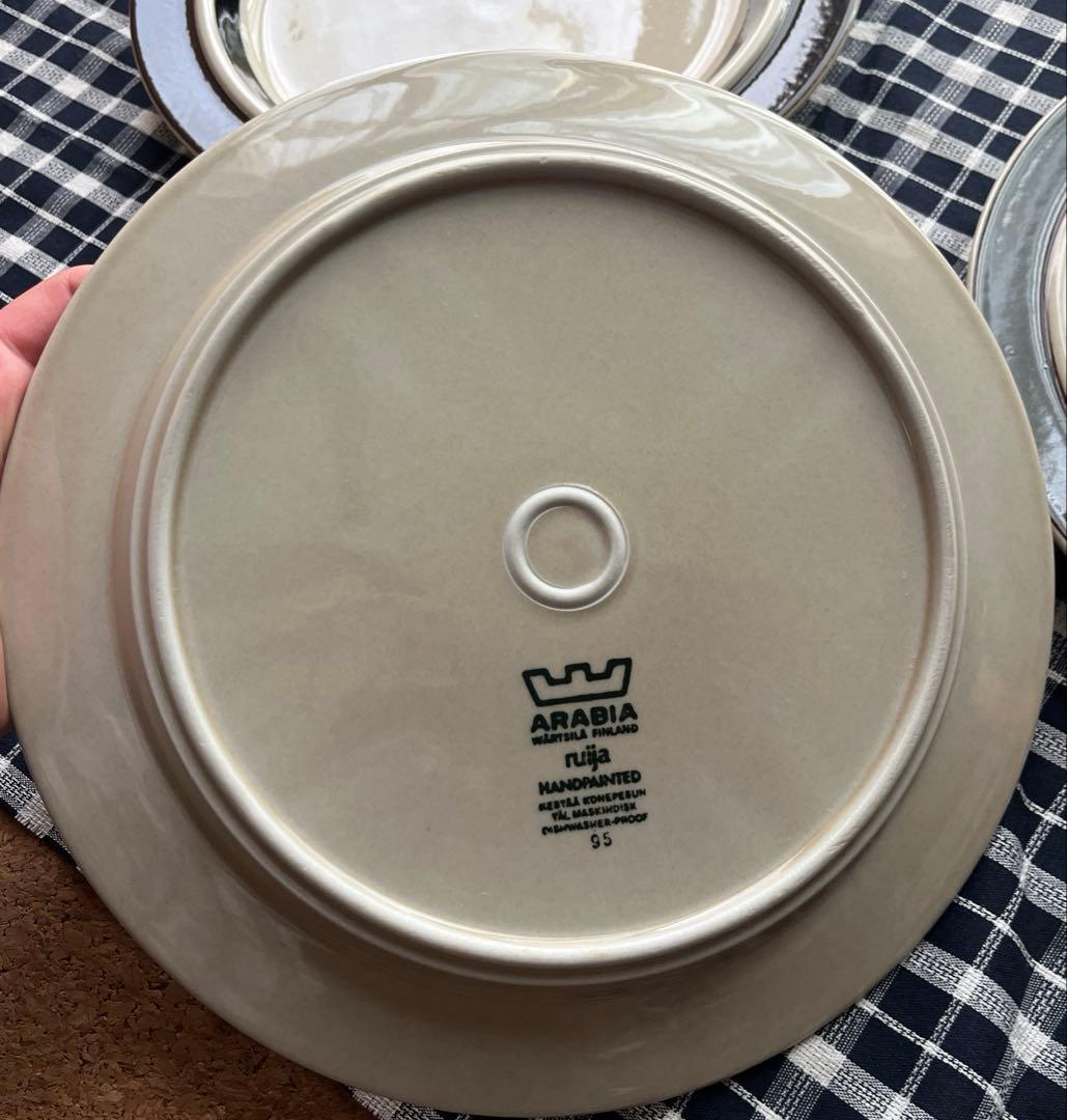 ⭐︎大幅値下げ⭐︎美品ARABIA　Ruija ルイヤ ルイージャプレート4枚