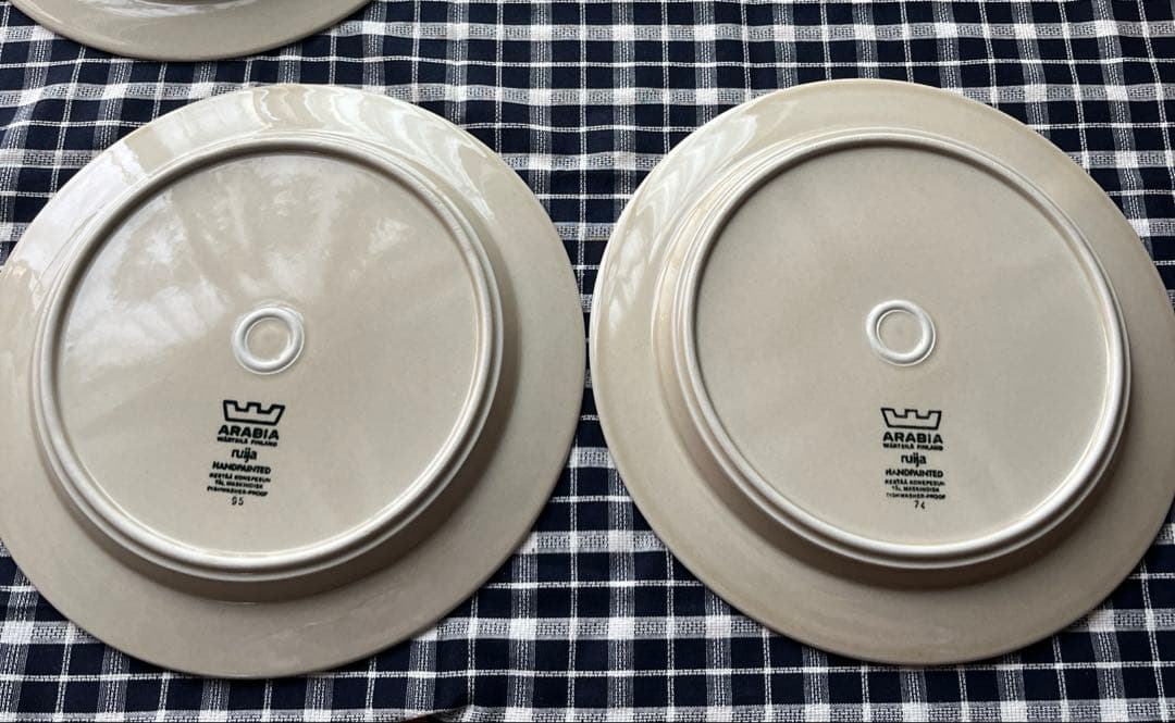 ⭐︎大幅値下げ⭐︎美品ARABIA　Ruija ルイヤ ルイージャプレート4枚