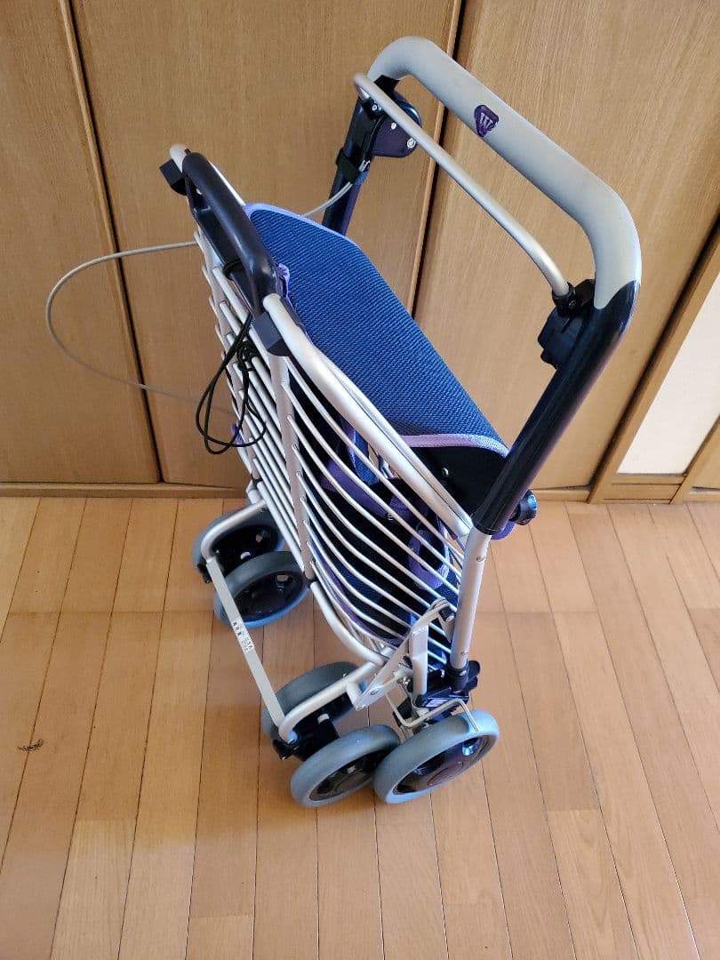 W Japan 折りたたみ式カート 紫青