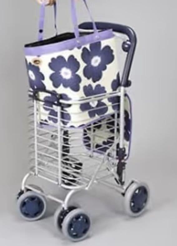 W Japan 折りたたみ式カート 紫青