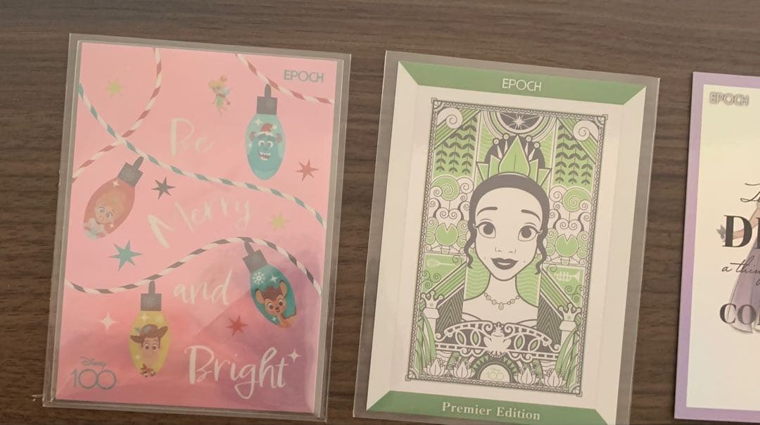 ディズニー100周年カードセット 5枚