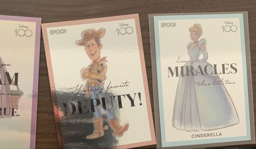 ディズニー100周年カードセット 5枚