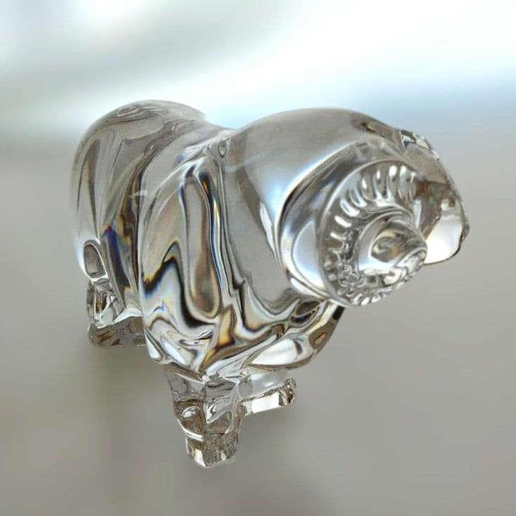 【新品】バカラ　羊 　ひつじ　箱付き　干支　 動物 クリスタル 　　置物