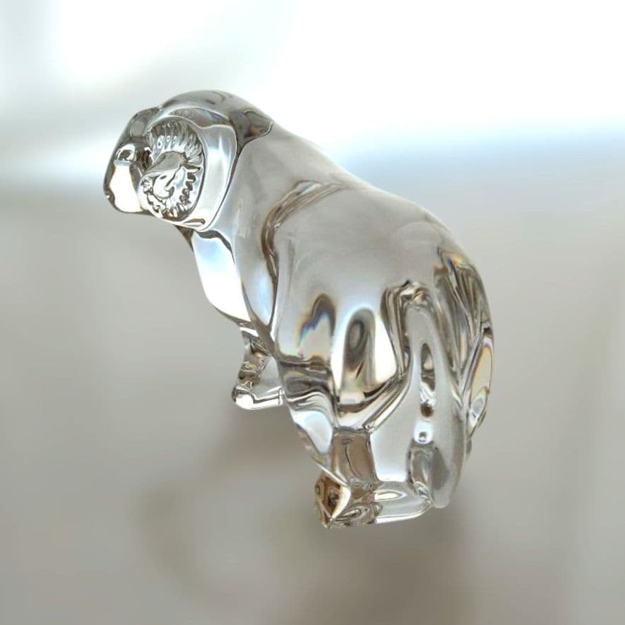 【新品】バカラ　羊 　ひつじ　箱付き　干支　 動物 クリスタル 　　置物