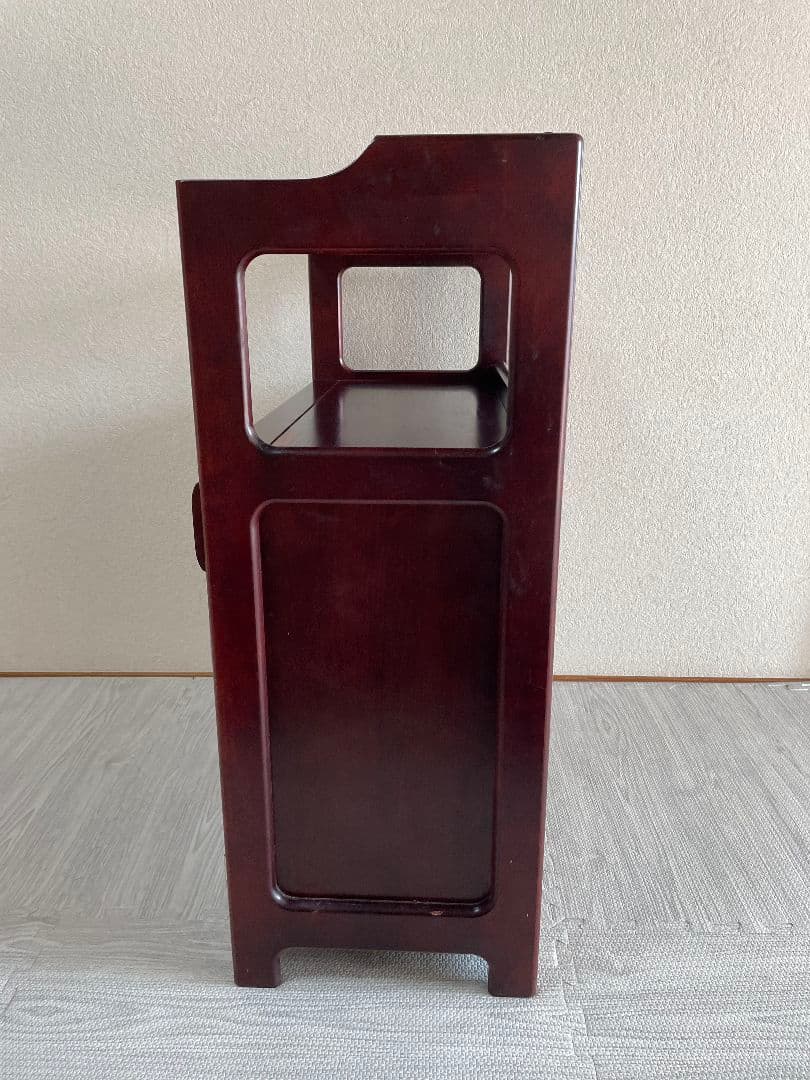 ミーコカリモク　電話台　ファックス台　チェスト　棚　高級家具　ヴィンテージ