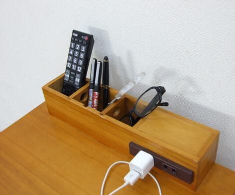 ナイトワゴン　整理収納　ラック　高さ59cm　小物収納　キャスター　コンセント付