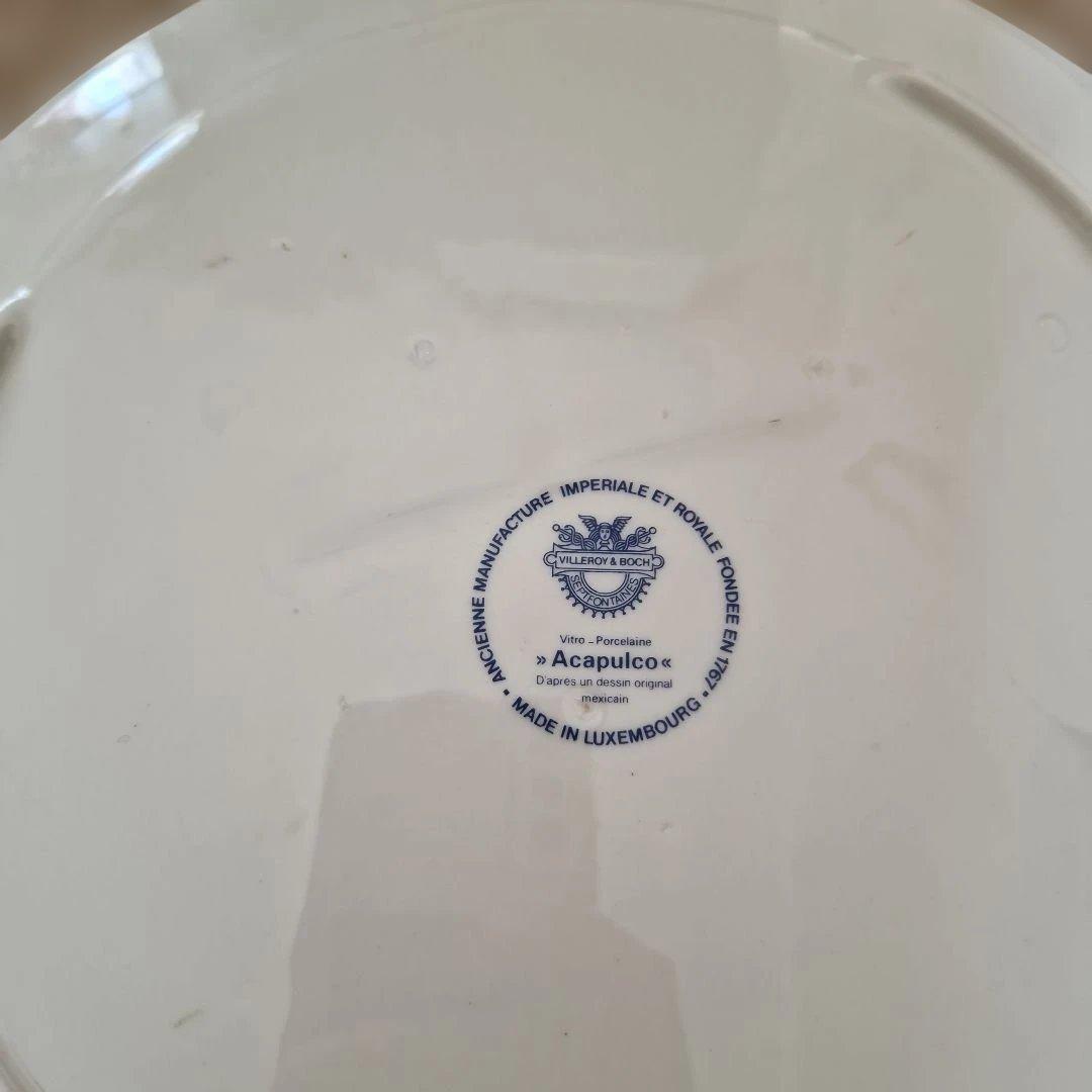 ビレロイボッホアカプルコフォンデュプレート 2枚セット - メルカリ