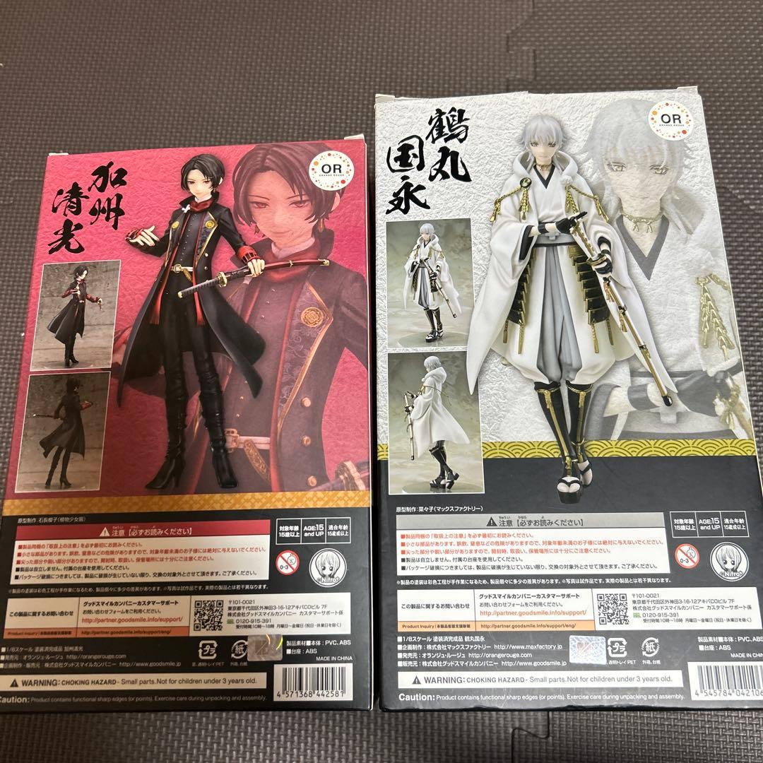 刀剣乱舞 加州清光 鶴丸国永 1/8スケールフィギュア セット
