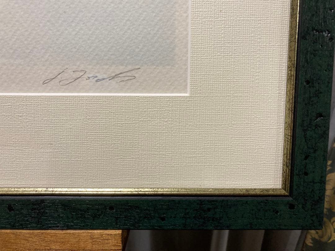 絵画 リトグラフ大 教会のある街 ジェームス・フォード 新品額装 箱付