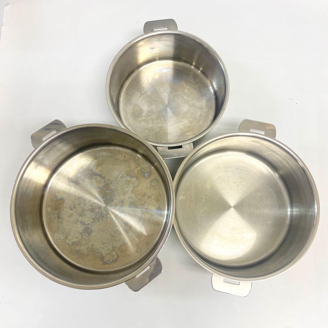 E31 Cristel クリステル フランス製 セット 両手鍋 蓋 ハンドル