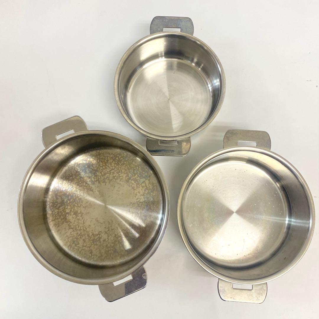 E31 Cristel クリステル フランス製 セット 両手鍋 蓋 ハンドル