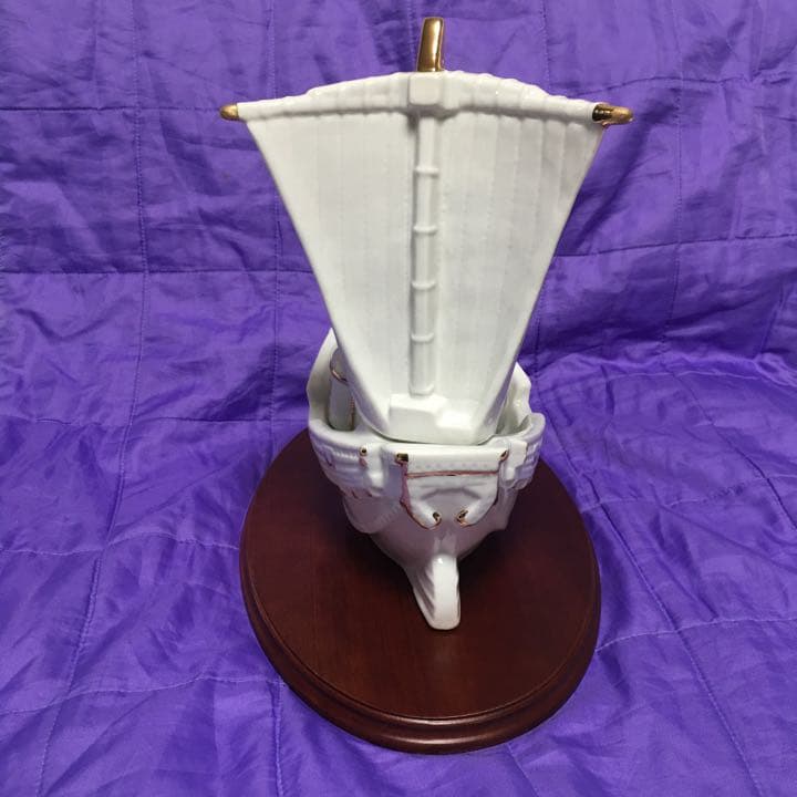 白雪450周年記念ボトル樽廻船陶器激レア　オルゴール