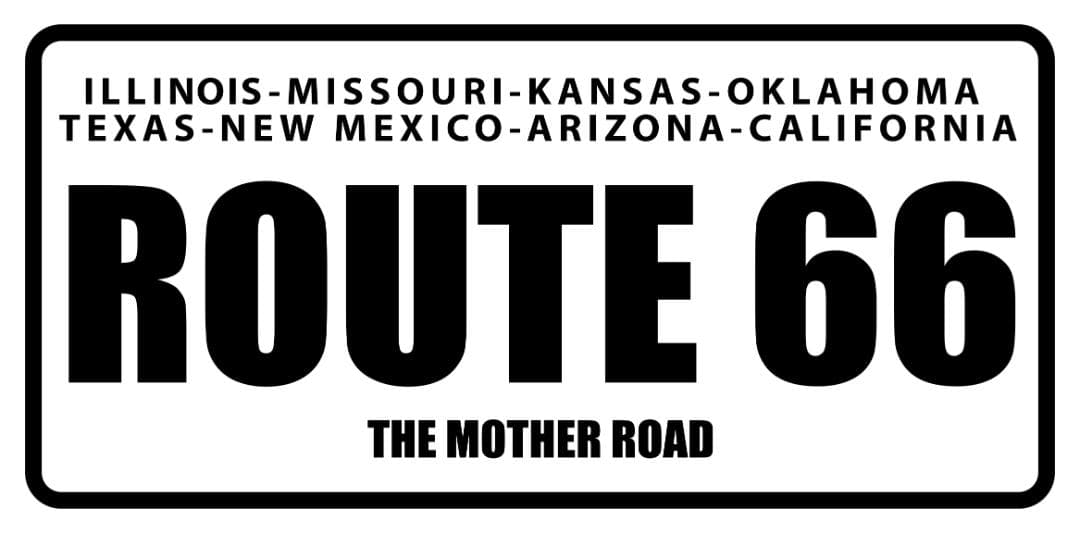 【オーダー無料】ルート66 車 バイク ガレージ 看板 置物 雑貨 ライトBOX