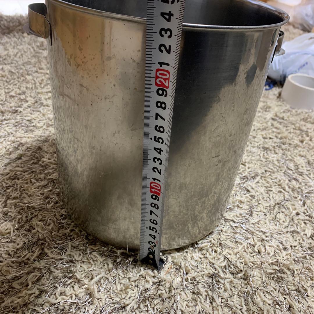 ステンレス 寸胴鍋 24cm ハンドル付き