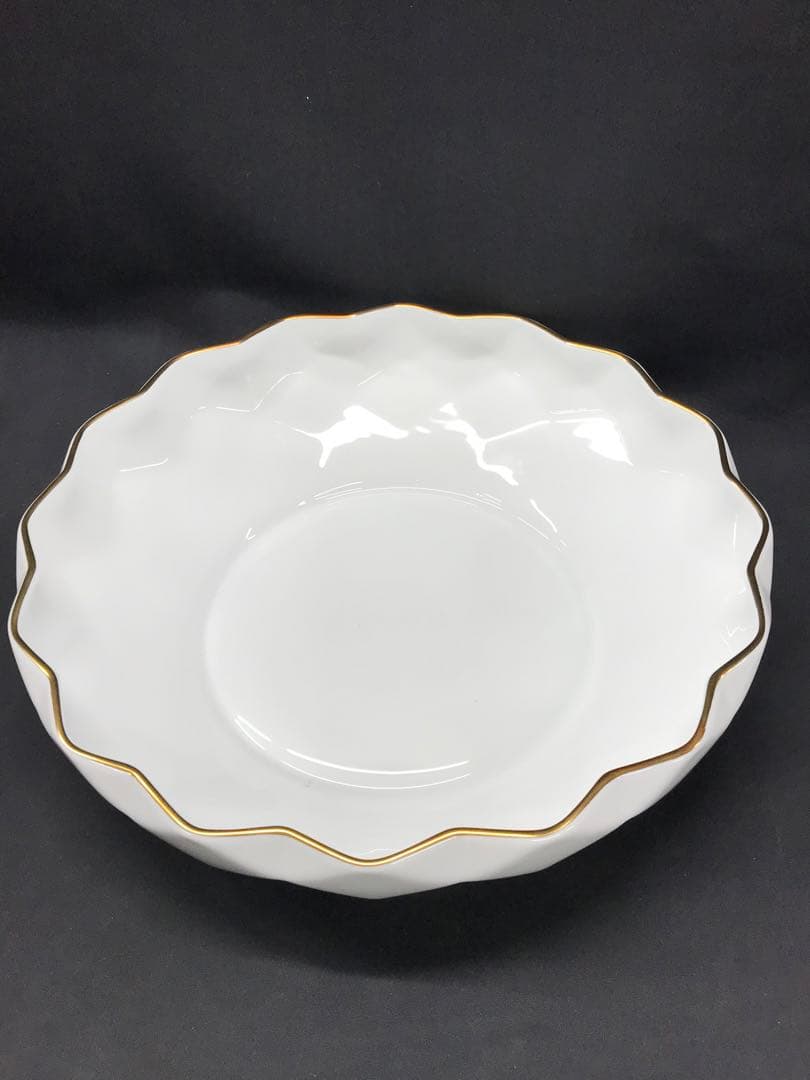 値下！【美品レア】大倉陶園　ゴールドライン　ボウル大1P小6P