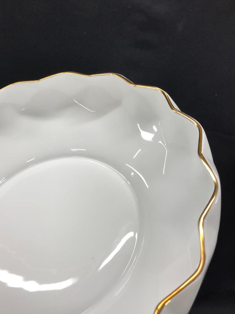 値下！【美品レア】大倉陶園　ゴールドライン　ボウル大1P小6P