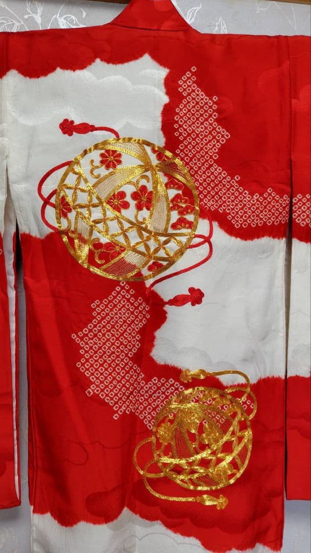 RK400アンティーク子供着物着丈97センチ裄丈46センチめちゃくちゃ綺麗正絹