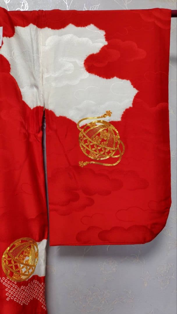 RK400アンティーク子供着物着丈97センチ裄丈46センチめちゃくちゃ綺麗正絹