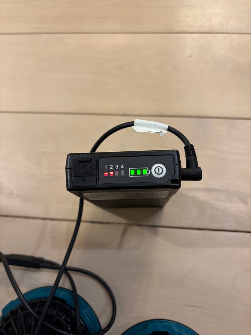 Makita 空調服 グレー/ブラック　ファン　バッテリー付