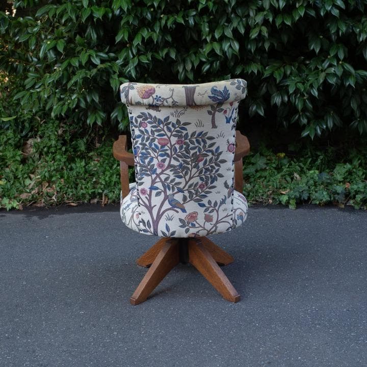 ヴィンテージ 回転チェア アームチェア アームソファ 1P ウィリアム・モリス