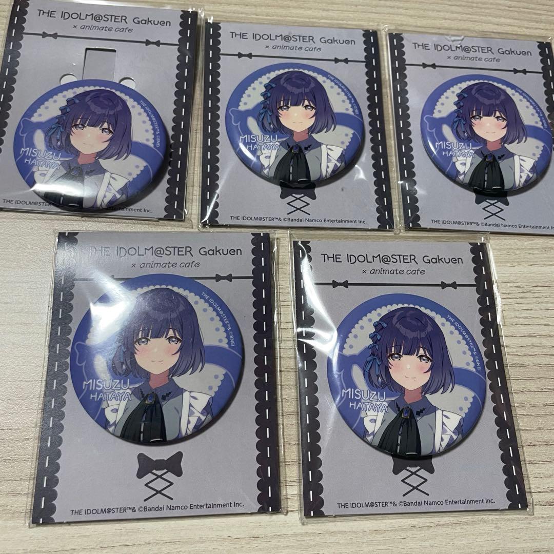学マス 秦谷美鈴アニカフェ 缶バッジ 5点セット - メルカリ