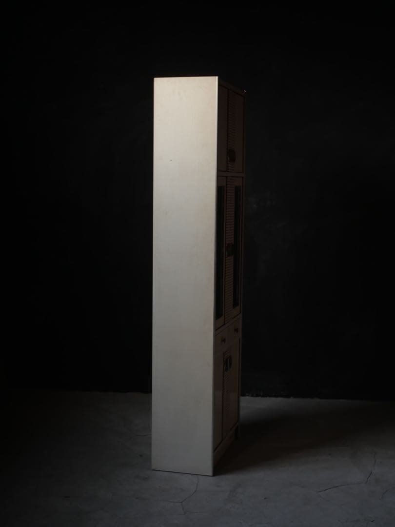 レトロ　食器棚　棚　スペースエイジ　古家具　古道具　レトロポップ　昭和レトロ