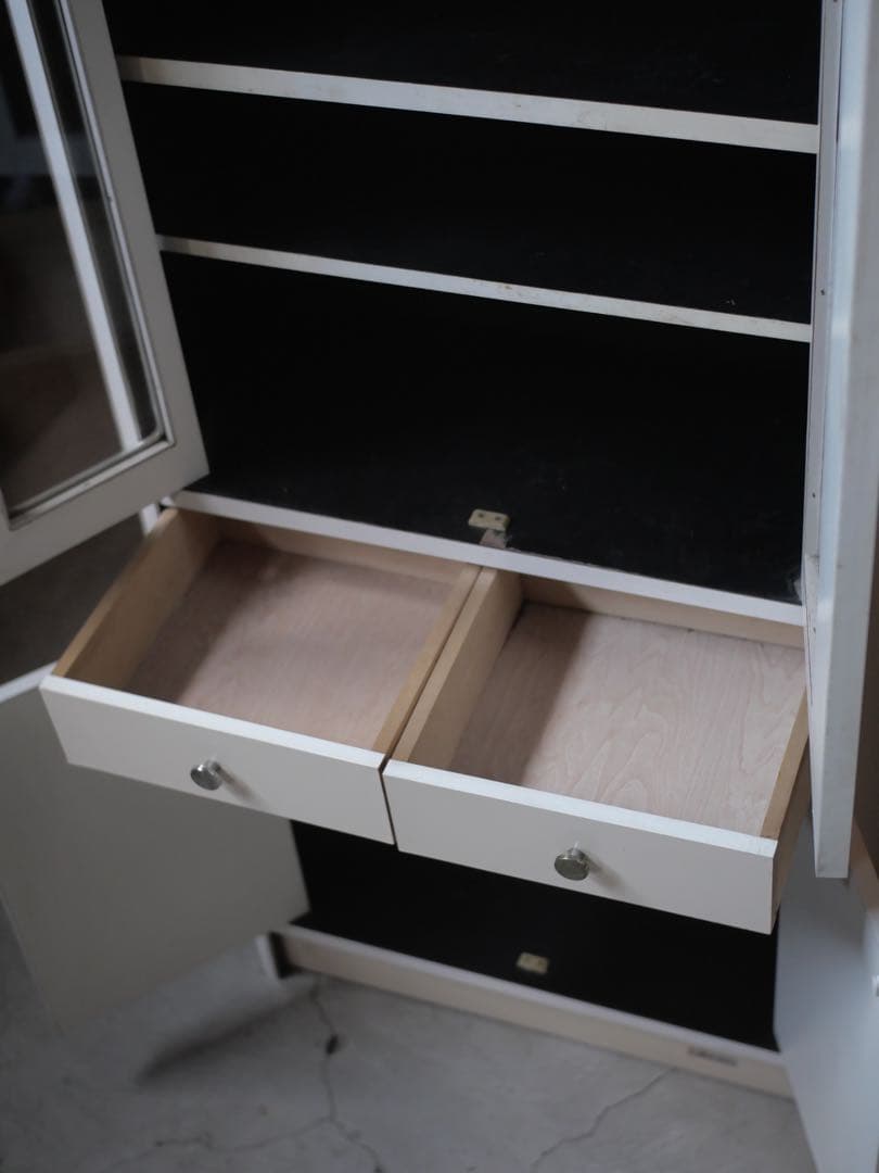 レトロ　食器棚　棚　スペースエイジ　古家具　古道具　レトロポップ　昭和レトロ