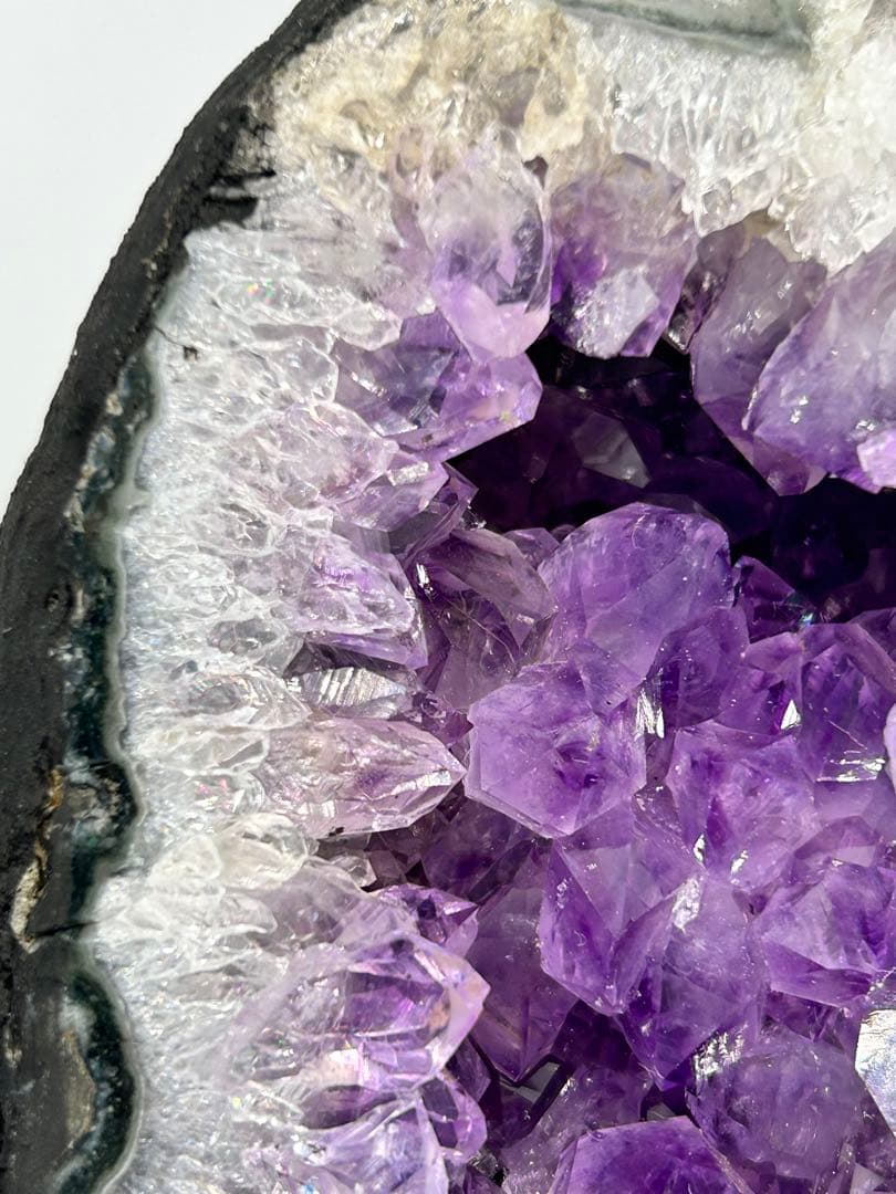 ブラジル産ミニアメジストドーム&天然石スフィア&フレイムシェイプ原石？セット