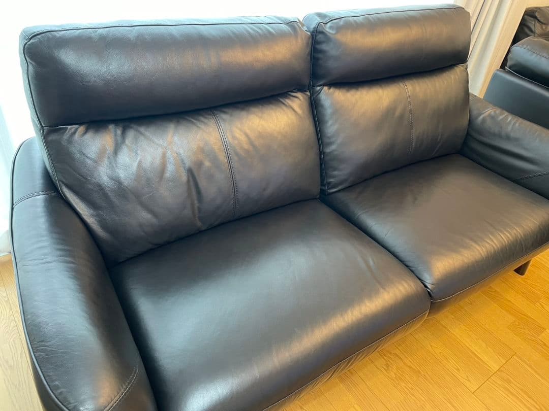 【美品】ニトリ ３人掛け電動リクライニングソファ　アネーロ