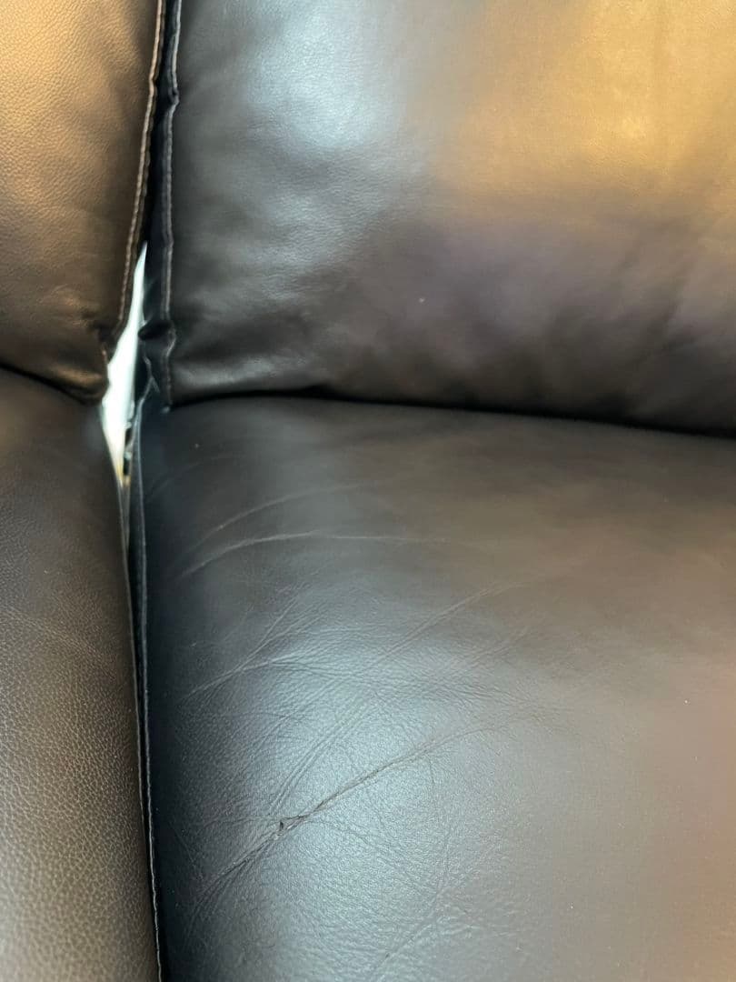 【美品】ニトリ ３人掛け電動リクライニングソファ　アネーロ