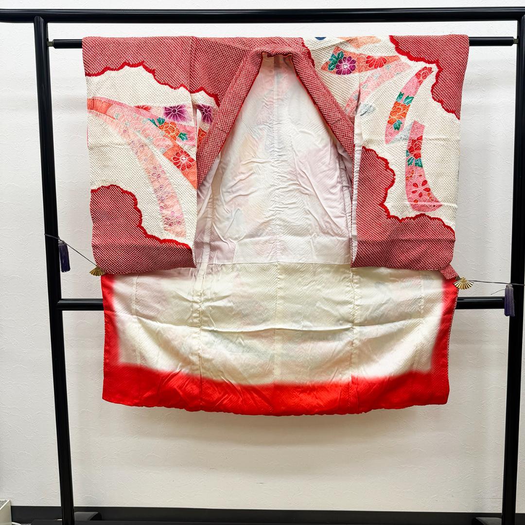 きものヱビス ■ 総絞り絵羽模様 七五三きもの 四つ身