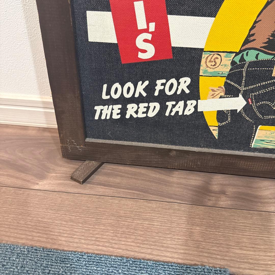 LEVI'S ヴィンテージ広告プレート