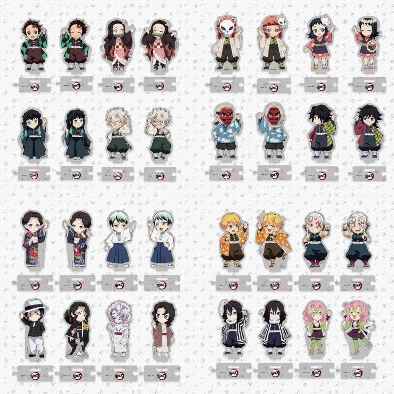 【新品未使用】コンプ 鬼滅の刃 繋がるランダムアクリルスタンド 62点セット