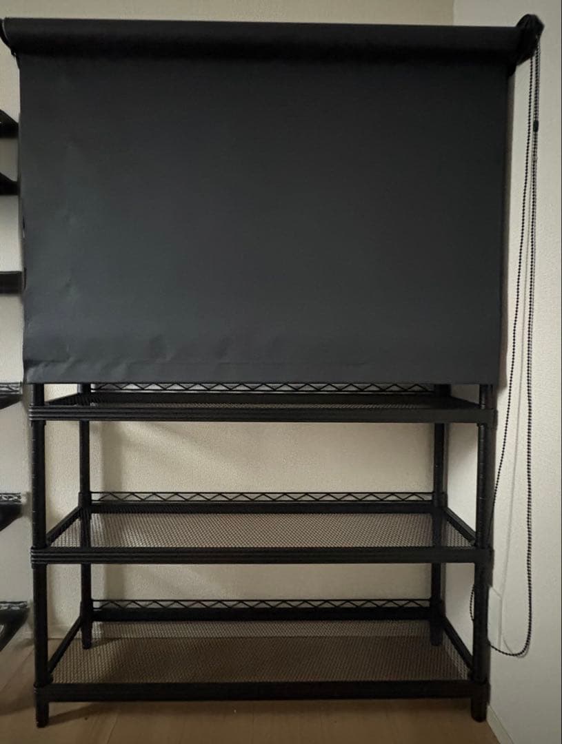 廃盤希少品☆Bauhutte バウヒュッテ スクリーンラック♪ブラック