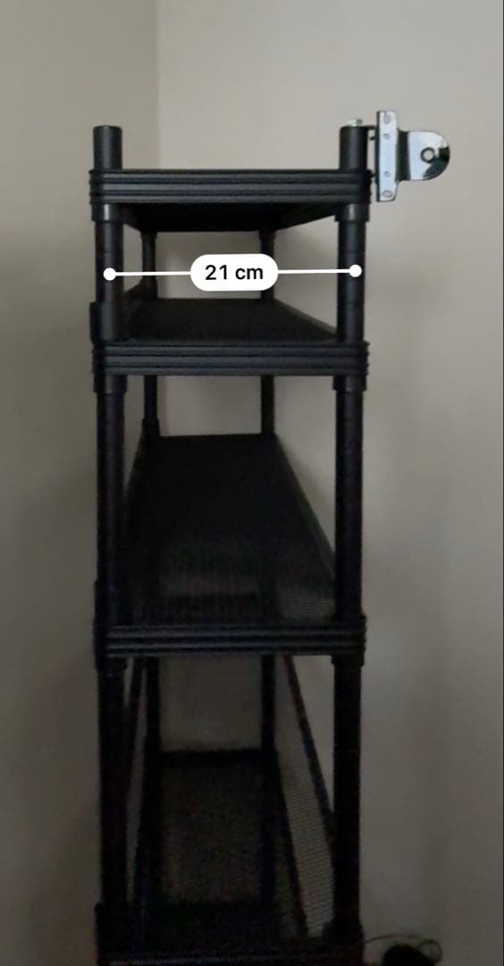 廃盤希少品☆Bauhutte バウヒュッテ スクリーンラック♪ブラック