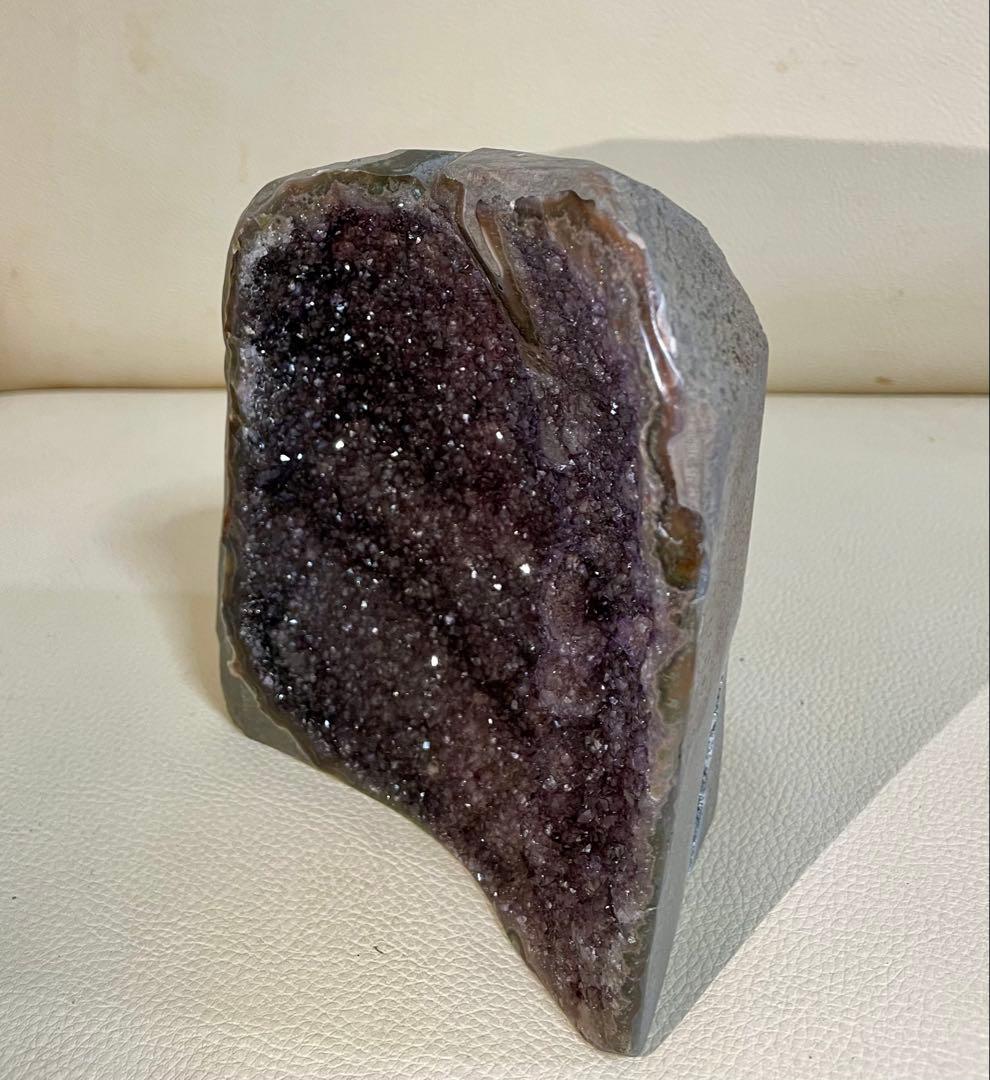 アメジスト クリスタルドーム 水晶 浄化 幸運 お守 魔除 風水晶 約1.7キロ