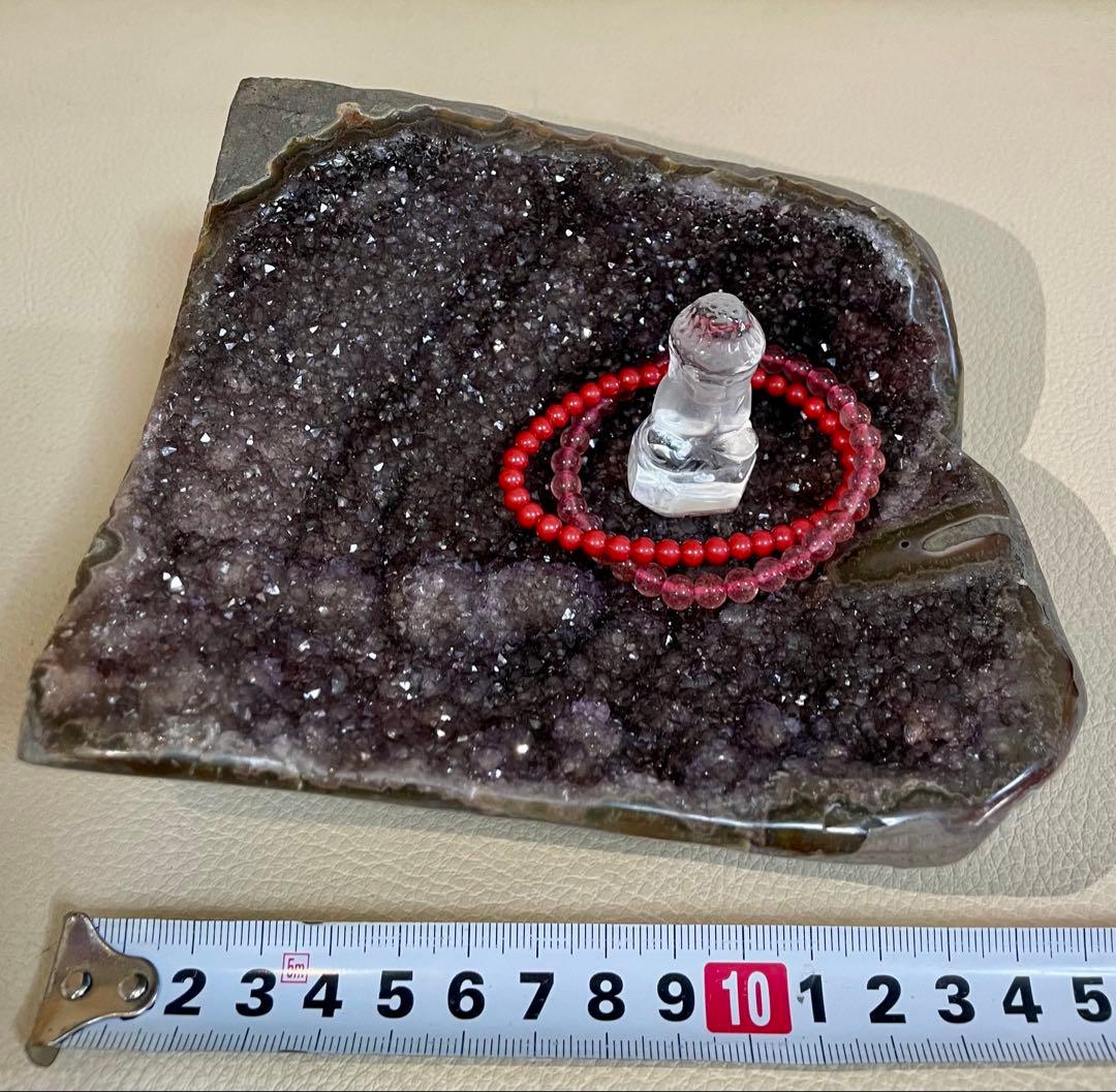 アメジスト クリスタルドーム 水晶 浄化 幸運 お守 魔除 風水晶 約1.7キロ