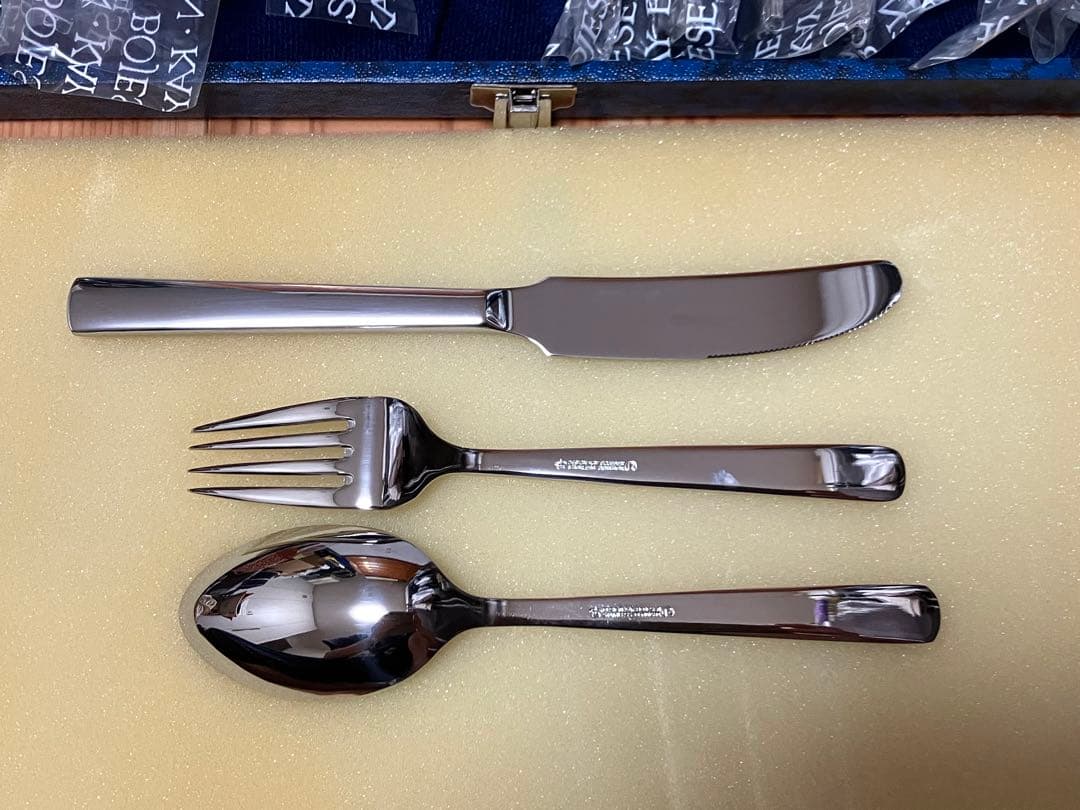 新品未使用　KAY BOJESEN カイボイスン カトラリーセット　15本セット