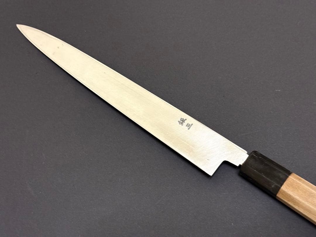 菊秀 銀三 柳刃 刺身 八寸 約240mm