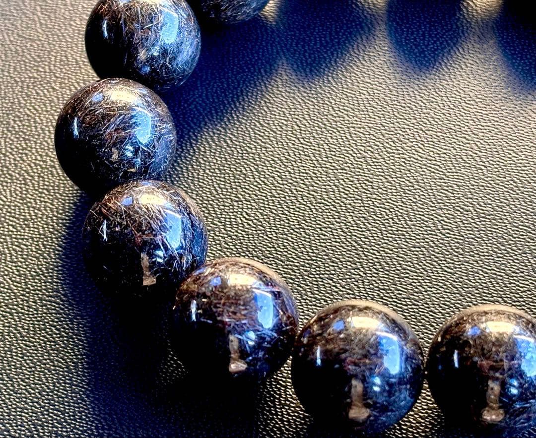 夢幻品質 幻のギャラクシースターリングブラックルチルクォーツ 二酸化