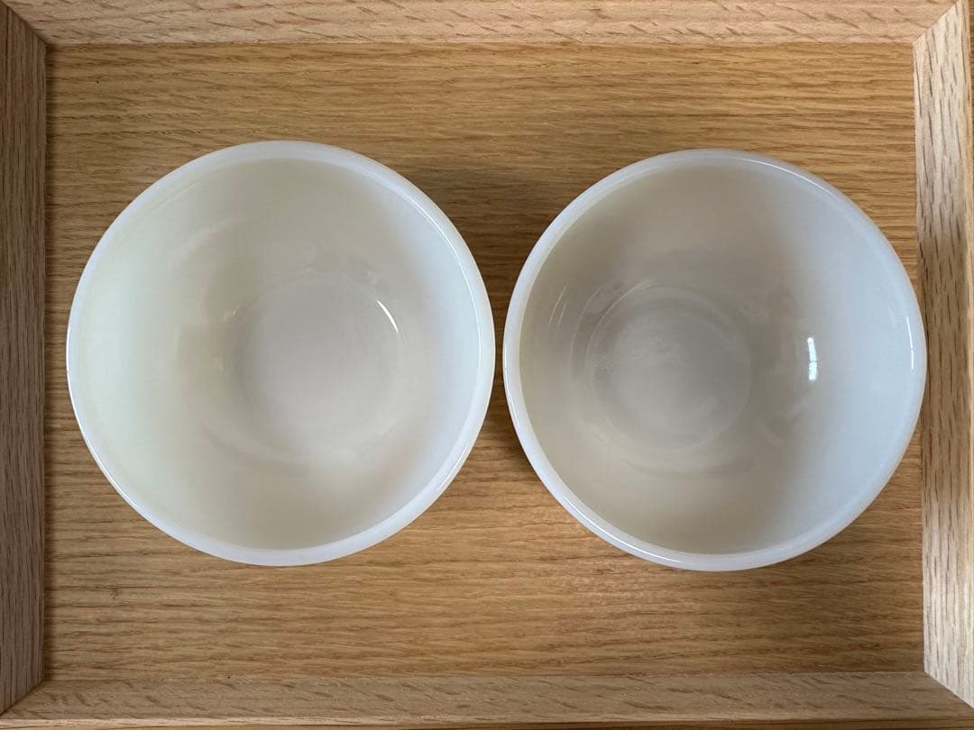 Fireking ファイヤーキング vintage ボウル 白 2点セット