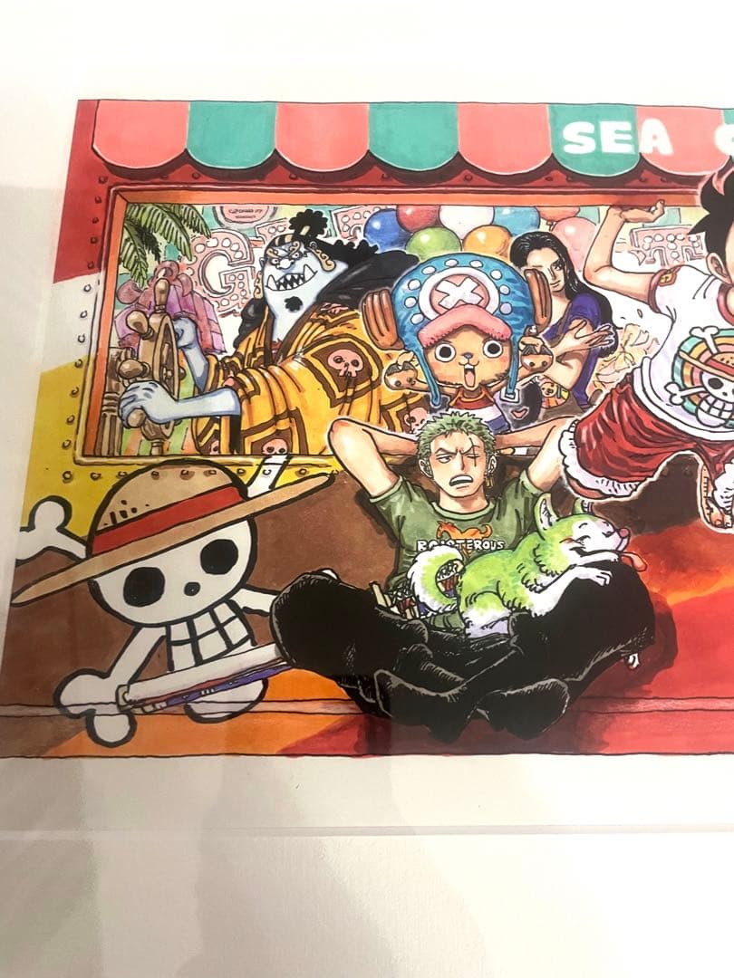 ワンピース　ONE PIECE 額装高精細複製原画　日本生命　当選　再出品